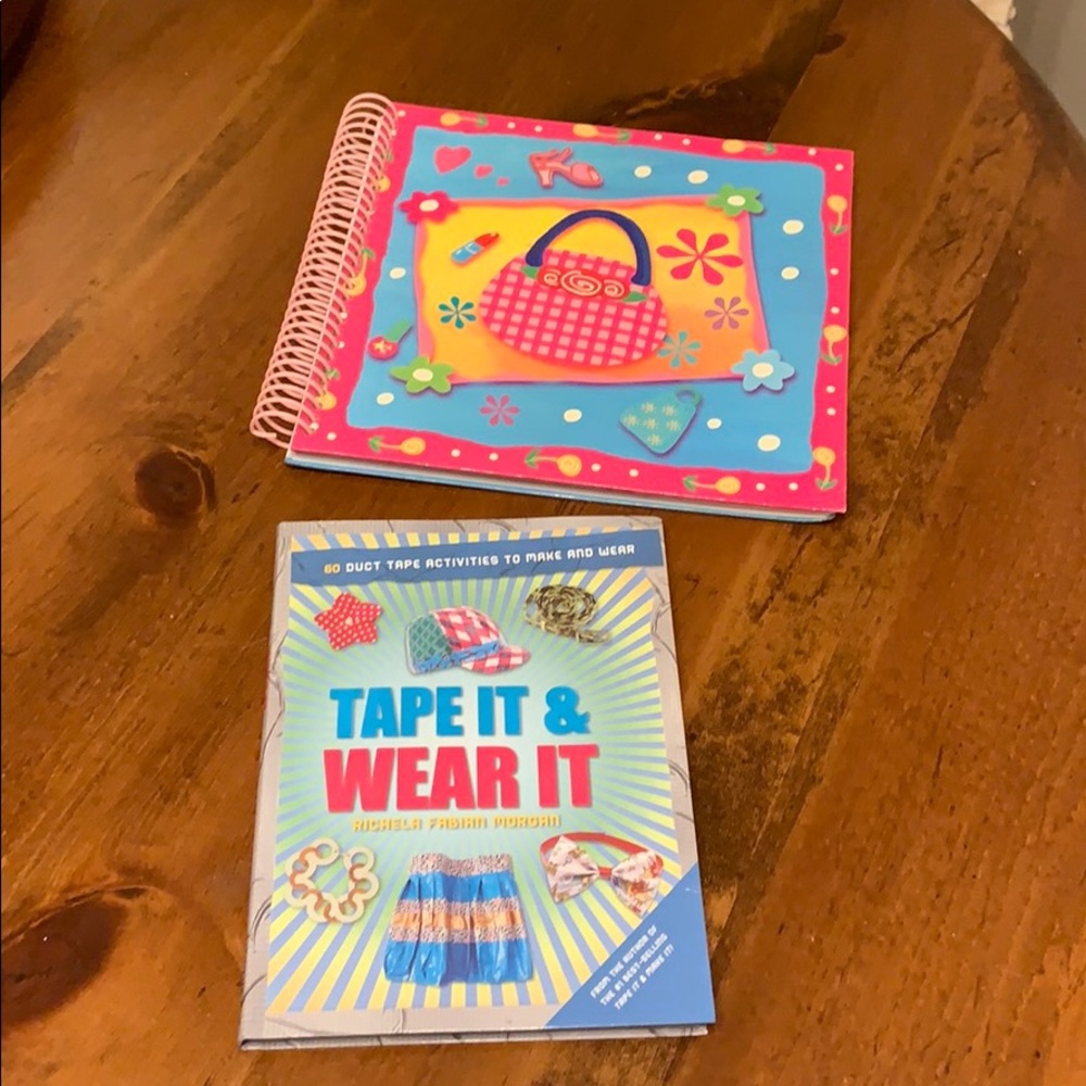 Duct Tape activities book and Kids scrapbook